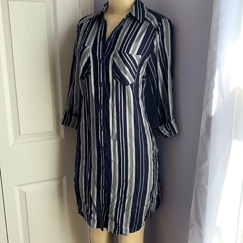 Merona Casual Long Sleeve Dress XS